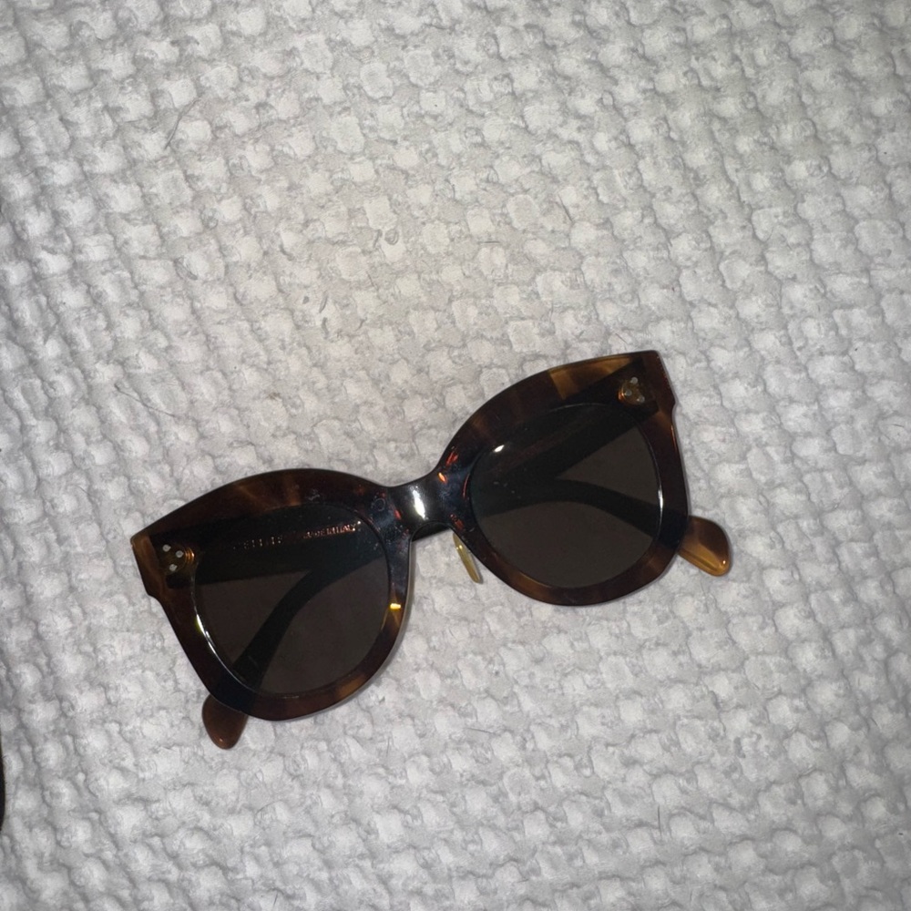 Celine 41443/S Tortoise Oversized Sunglasses - Picture 2 of 8